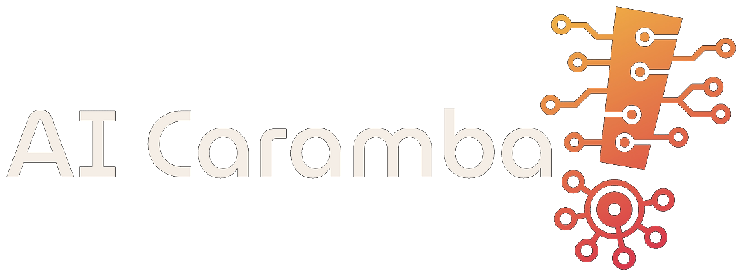 AI Caramba! wordmark, light