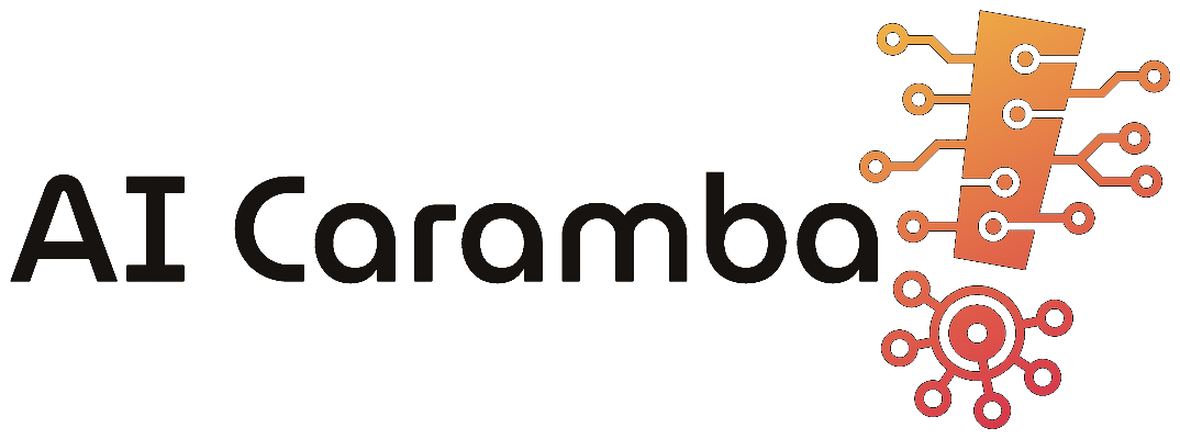 AI Caramba! wordmark, dark