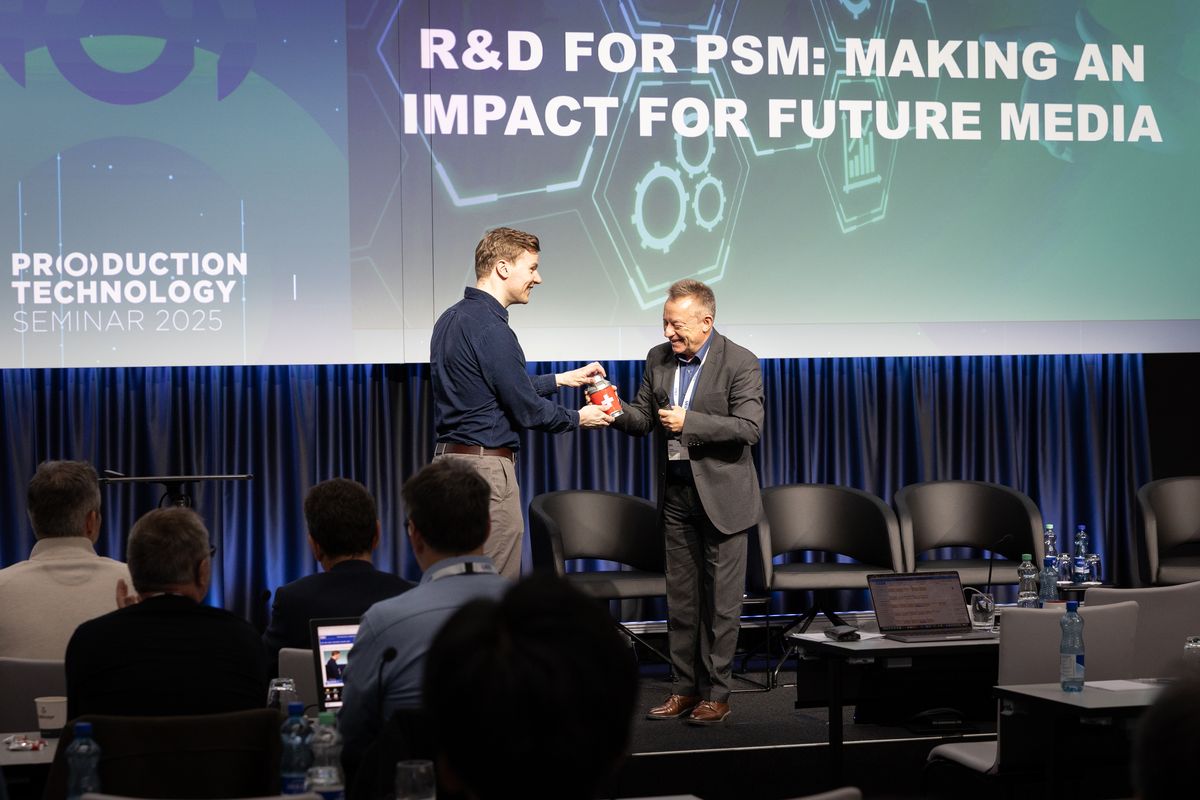 Matthew Blakemore at the EBU Production Technology Seminar