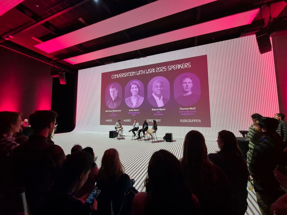 Matthew Blakemore in conversation at World Summit AI